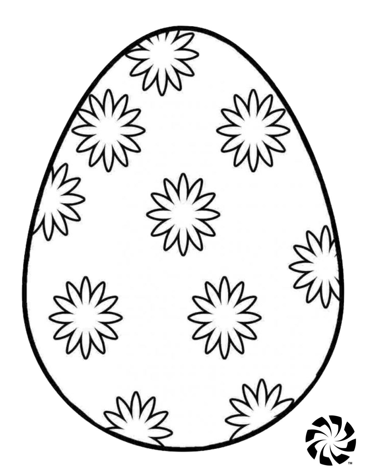 Яйцо шаблон для детей